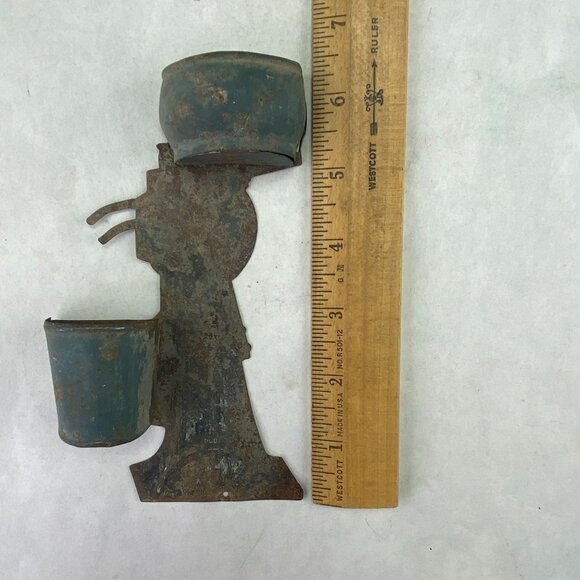 Vintage De Laval Cream Separator Tin Match Toothpick Holder Advertising Decor - Picture 8 of 8